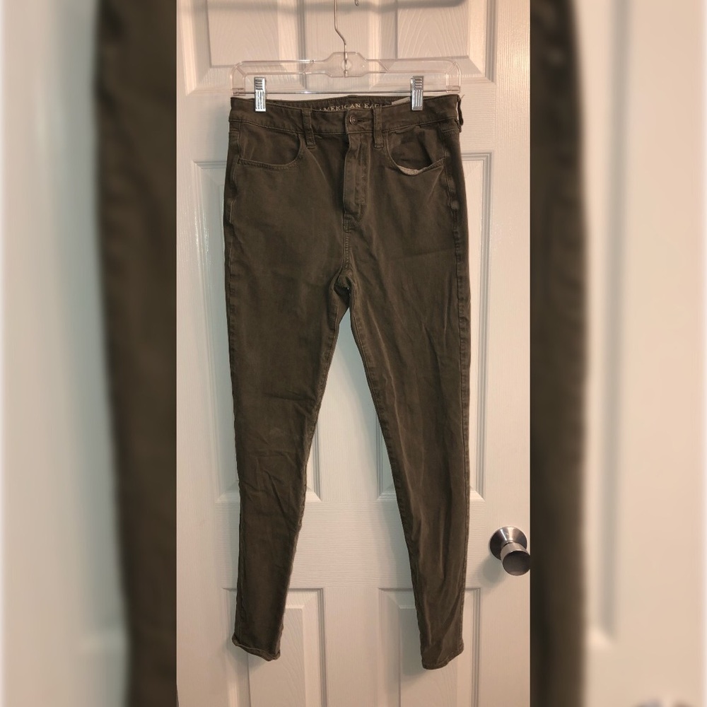 American Eagle super high rise jeggings